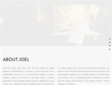 Tablet Screenshot of joelbeckerman.com